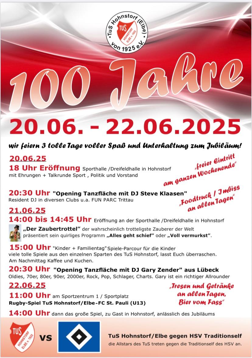 100 Jahr Feier des TuS Hohnstorf